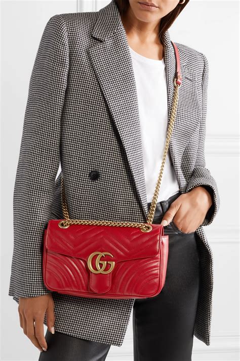 gucci gg marmont small red|gucci marmont small shoulder bag.